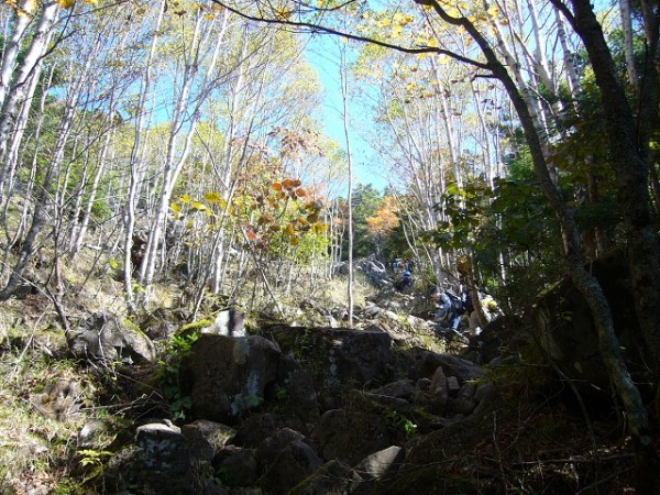 01 多くの登山者で賑わう