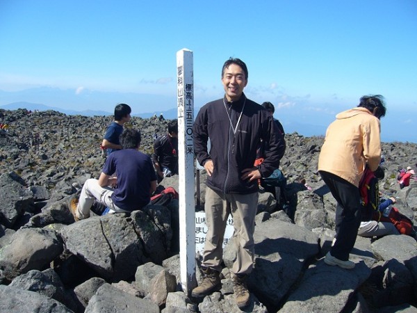 03 蓼科山　山頂　記念撮影