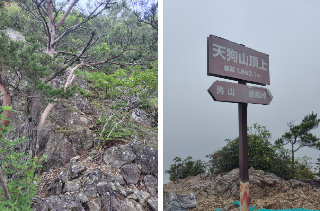 天狗山頂
